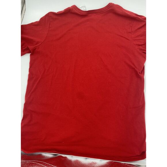 The Nike Tee Dri Fit T Shirt 2XL RED P1 - Picture 4 of 4